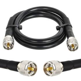 Rg-213 Mookeerf 614161411294 Cb Coax Cable - Rg213 Coaxial Uhf Male To 3ft Low Loss Rg-213 Mookeerf 614161411294 Cb Coax Cable - Rg213 Coaxial Uhf Male To 3ft Low Loss