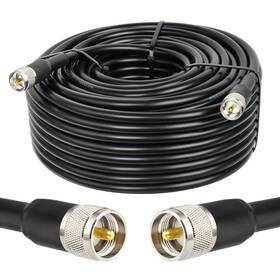 Rg-213 Mookeerf 614161411584 Cb Coax Cable Rg213 Uhf Male To Coaxial 150ft Low Loss