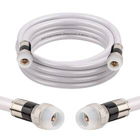 Mookeerf 635405112074 Coaxial Cable 10ft Rg6 With Weatherproof Rubber Boot Direct Bur