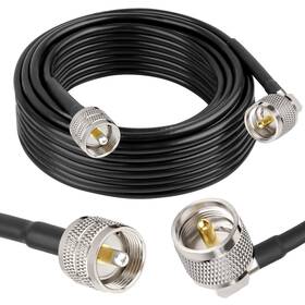 Pl-259 Mookeerf 635408135513 Cb Coax Cable - Rg58 Uhf Male To Right Angle Coaxial 35ft L Pl-259 Mookeerf 635408135513 Cb Coax Cable - Rg58 Uhf Male To Right Angle Coaxial 35ft L