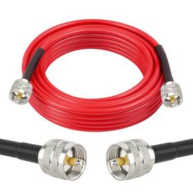 Pl259 Mookeerf 639394178851 Cb Coax Cable 18ft Rg58 Uhf Male To Low Loss Antenna C