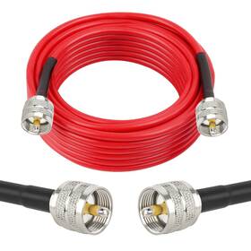 Pl259 Mookeerf 639394178868 Cb Coax Cable 20ft Rg58 Uhf Male To Low Loss Antenna C