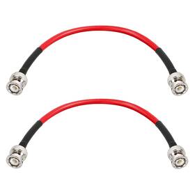 Rg58 Mookeerf 639394178882 Bnc Cable 1ft 2pcs 50 Ohm Male To Coax Cables Low Loss Extensi