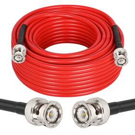 Rg58 Mookeerf 639395257319 Bnc Cable 50ft 50 Ohm Male To Coax Cables Low Loss Extension C
