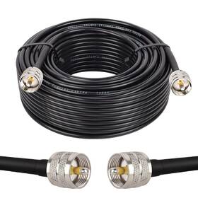 Pl259 Mookeerf 647349469916 Uhf Cable 100ft Cb Coax Rg58 Male To For Ra