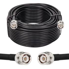 Rg58 Mookeerf 647349469930 Bnc Male To Coax Cable 100ft 50 Ohm Coaxial With B