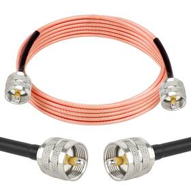 8ftuhf Mookeerf 658370698237 Cb Coax Cable Pl259 Male To Antenna Rg316 Jumper Cabl