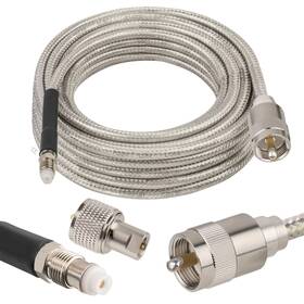 Mookeerf 667763816998 Cb Coax Cable 20ft Low Loss Rg8x Stranded Core Antenna With