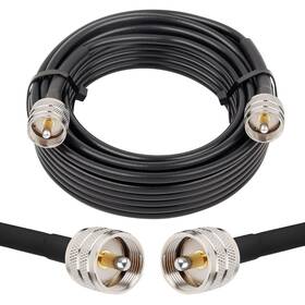 Pl259 Mookeerf 689911879556 Uhf Cable 35ft Cb Coax Rg58 Male To For Radi