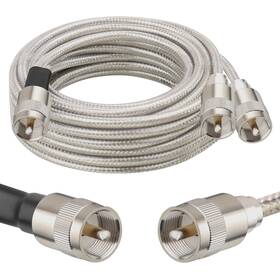 12ftlow Mookeerf 706531488484 Dual Cb Antenna Coax Cable Loss Rg8x Stranded Core Co-phase C