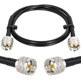 Pl259 Mookeerf 739515025269 Uhf Cable 3ft Cb Coax Rg58 Male To For Radi