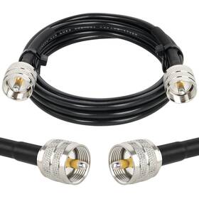 Pl259 Mookeerf 739515025276 Cb Coax Cable 6ft Rg58 Coaxial Uhf Male To For