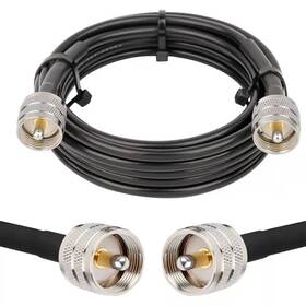 Pl259 Mookeerf 739515025290 Uhf Cable 15ft Cb Coax Rg58 Male To For Radi