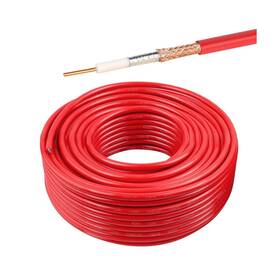 Red-rg8x Mookeerf Rg8x Coaxial Cable 100ft Low Loss 100 Feet Coax 50 Ohm