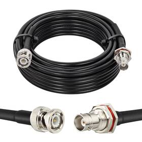 Rg58-bnc-jk Mookeerf Bnc Cable - 50 Ohm Rg58 20ft Male To Female Coax Bulkhead Low Loss