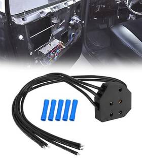 A77n1602mub1-arfba Motofans Power Window Switch Pigtail 5-way Connector Plug Wire Kit For 80s Gm C10