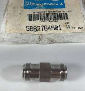 5882764a01 Motorola Part Type 2- N Female Bullet Adapter New