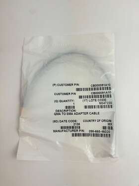Cb000091a10 Motorola Qma To Sma Adapter Cable New Cb000091a10 Motorola Qma To Sma Adapter Cable New