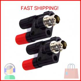 Mwrf Source 687925586354 2 Pc Bnc Female To Dual 4mm Banana Jack Socket Binding Post A Mwrf Source 687925586354 2 Pc Bnc Female To Dual 4mm Banana Jack Socket Binding Post A
