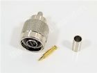 N-11f-tgn Lands Precision Straight Male Crimp Rf Connector