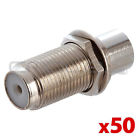 N-e-1166 Lot Of 50 Cmple Rca Female Jack To Coax Plug Adapter Amplifiers