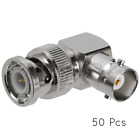 N-e-1172 Lot Of 50 Cmple Bnc Male Right Angle To Female Coax Coaxial