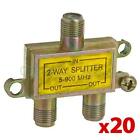 N-e-1191 Lot Of 20 Cmple Type Way Mini Splitter Hdtv Cable Coaxial Pack N-e-1191 Lot Of 20 Cmple Type Way Mini Splitter Hdtv Cable Coaxial Pack