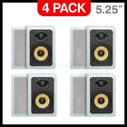 N-hd-1245 Lot Of 4 Hdmi And More Pairs Speakers Rectangular Surround Sound In