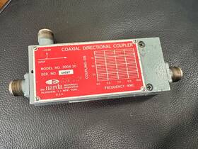 Narda 3004-10 3004-30 Coaxial Directional Coupler 4-10 Ghz Type N Connectors Used