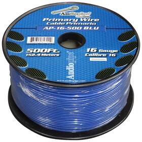 Nippon 784644617922 Ap16500bl Audiopipe 16 Gauge 500ft Primary Wire Blue