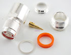 Nv1-420025 Coaxparts Silver Male Clamp Connector For Series Coax Usa Nv1-420025 Coaxparts Silver Male Clamp Connector For Series Coax Usa