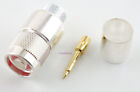 Nv1-420247 Coaxparts Silver Male Crimp Connector For Series Coax Usa