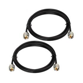 Rg5825902 Oloey Uhf Male Pl-259 To Rg58 Cable 10ft Low Loss Digital Coax Rg5825902 Oloey Uhf Male Pl-259 To Rg58 Cable 10ft Low Loss Digital Coax
