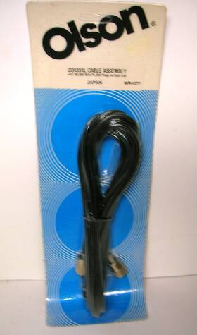 Pl-259 Olson Wr-077 Rg58 Cb / Ham Radio Coax Cable 19 Feet With Connectors 90% Rating