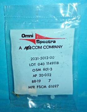2031-5012-00 Omni Spectra Omni-spectra Gold Plated Nos Sealed