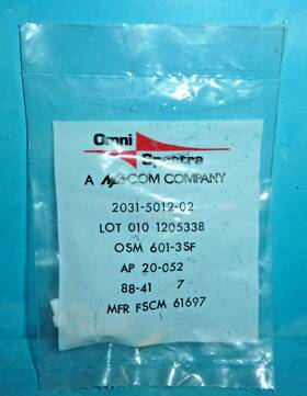 2031-5012-02 Omni Spectra Omni-spectra Nos Sealed