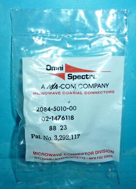 2084-5010-00 Omni Spectra Omni-spectra Gold Plated Nos Sealed 2084-5010-00 Omni Spectra Omni-spectra Gold Plated Nos Sealed