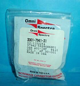 3001-7941-31 Omni Spectra Omni-spectra N M To Sma F Coaxial Adapter Gold Plated Nos Sealed 3001-7941-31 Omni Spectra Omni-spectra N M To Sma F Coaxial Adapter Gold Plated Nos Sealed