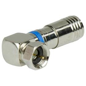Ac300110 On-q 804428121817 Comp Rg6u-q Rt Angle F Plug 10 Pk Pack Nickel