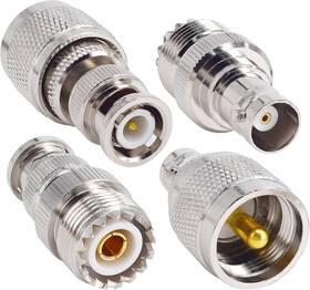 Jyv0007-jca-x Onelinkmore 4-type Bnc To Uhf Adapter Kit Pl-259/so-239 - Coaxial Rf Connector