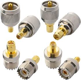 Ol-4248-x Onelinkmore Sma-uhf Kits 2 Set Rf Coax Coaxial Adapter Connector Sma To Uhf Pl25 Ol-4248-x Onelinkmore Sma-uhf Kits 2 Set Rf Coax Coaxial Adapter Connector Sma To Uhf Pl25