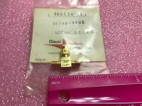 Osm - Omni Sectra 20200-9302 1 Pc - Sma Tee F-m-f Rf Adapter Connector Pn/ Spectra