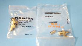 Pan Pacific/amphenol Bnc3821 4pcs- Bnc Connector Pacific/amphenol For Rg59/u 62/u Crimp