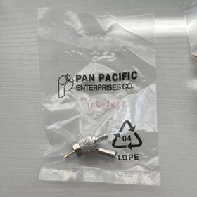 Pan Pacific Enterprises Co. Tnc-3422 Tnc Male Coaxial Connector Gold Plated Silver