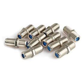 4330585530 Pasow Llc F81 Barrel Connectors High Frequency 3ghz Female To 10 Pcs Silver