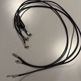 Pe3429-36 Pasternack Lot Of 3 Sma Male/sma Male Right Angle Cable 36 Inch Length Using Rg223 Coax