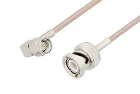 Pe3c3350lf-18 Pasternack New Cable Sma Male Right Angle To Bnc Rg316 Coax 18 Inch