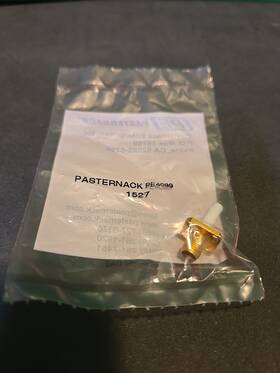 Pe4099 Pasternack Sma Female Connector Solder Attachment 4 Hole Flange Mount
