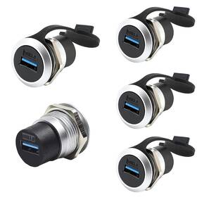 Pl218 Penglin 5pcs Usb 3.0 Panel Mount Coupler Connector Femal