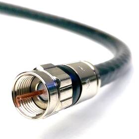 4330417743 Phat Satellite 50ft Rg6 Coaxial Cable Weather Seal Anti Corrosion Brass Compression Connecto